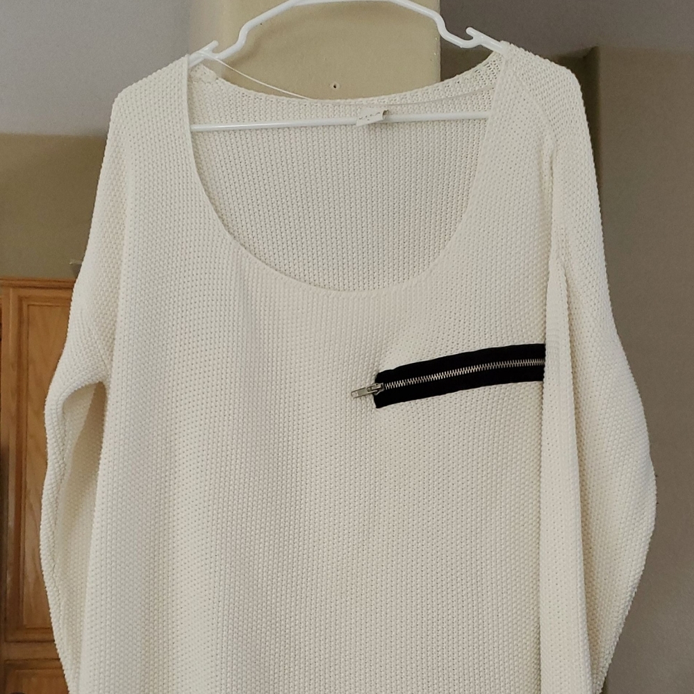 Vila Waffle Print Sweater